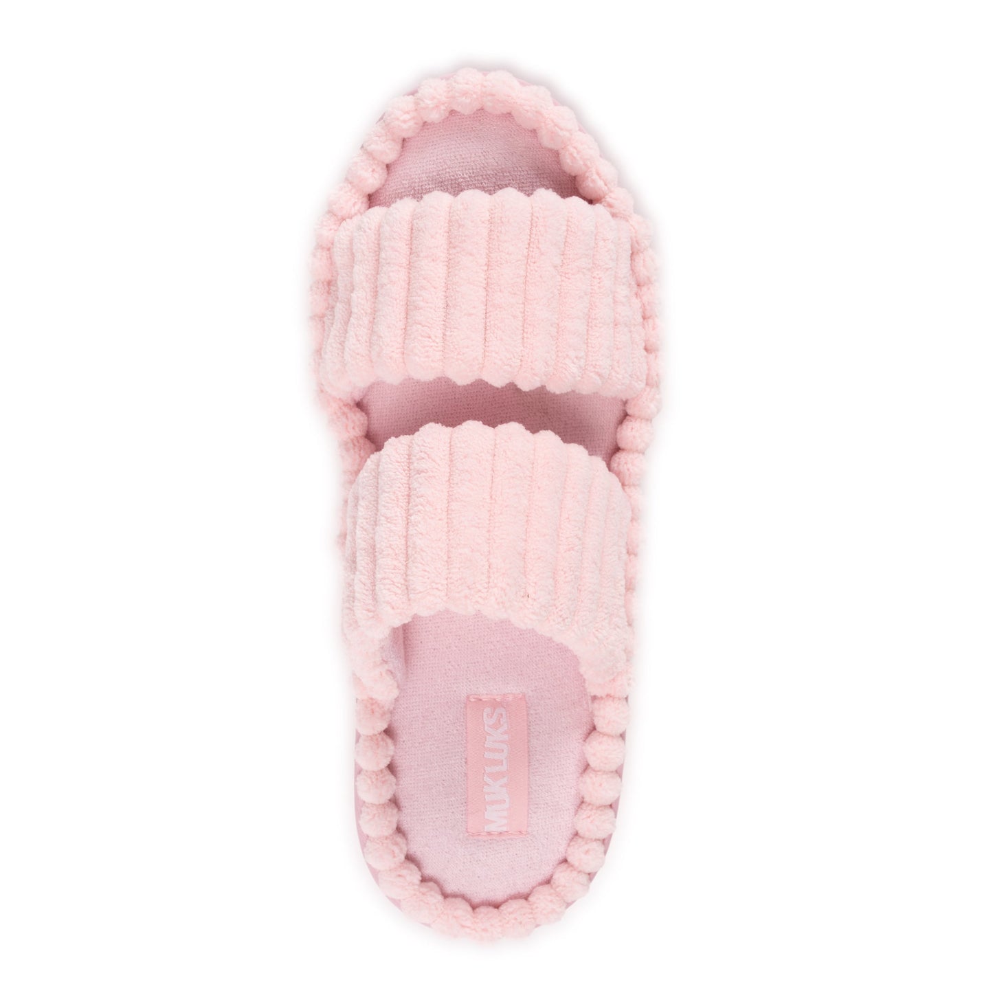 Muk Luks Platform Slipper Pink