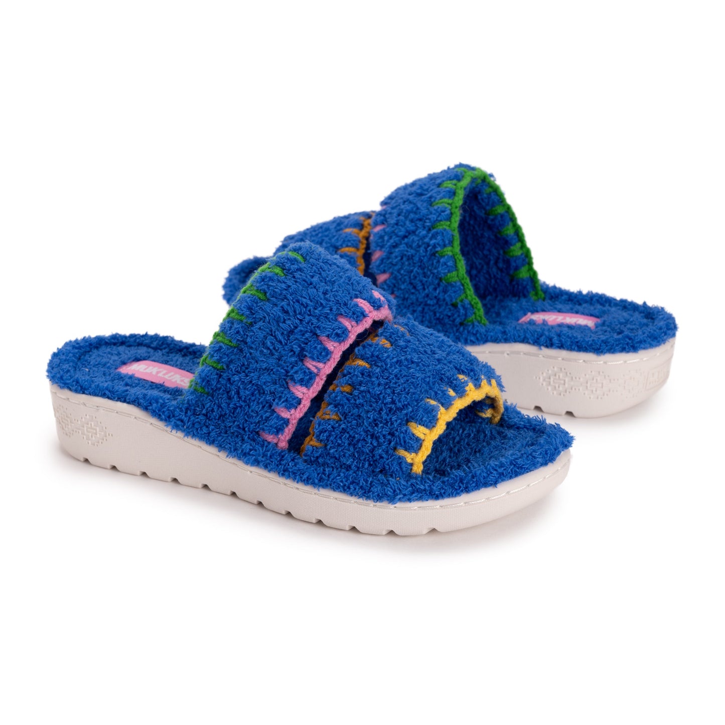 Muk Luks Platform Slipper Pink