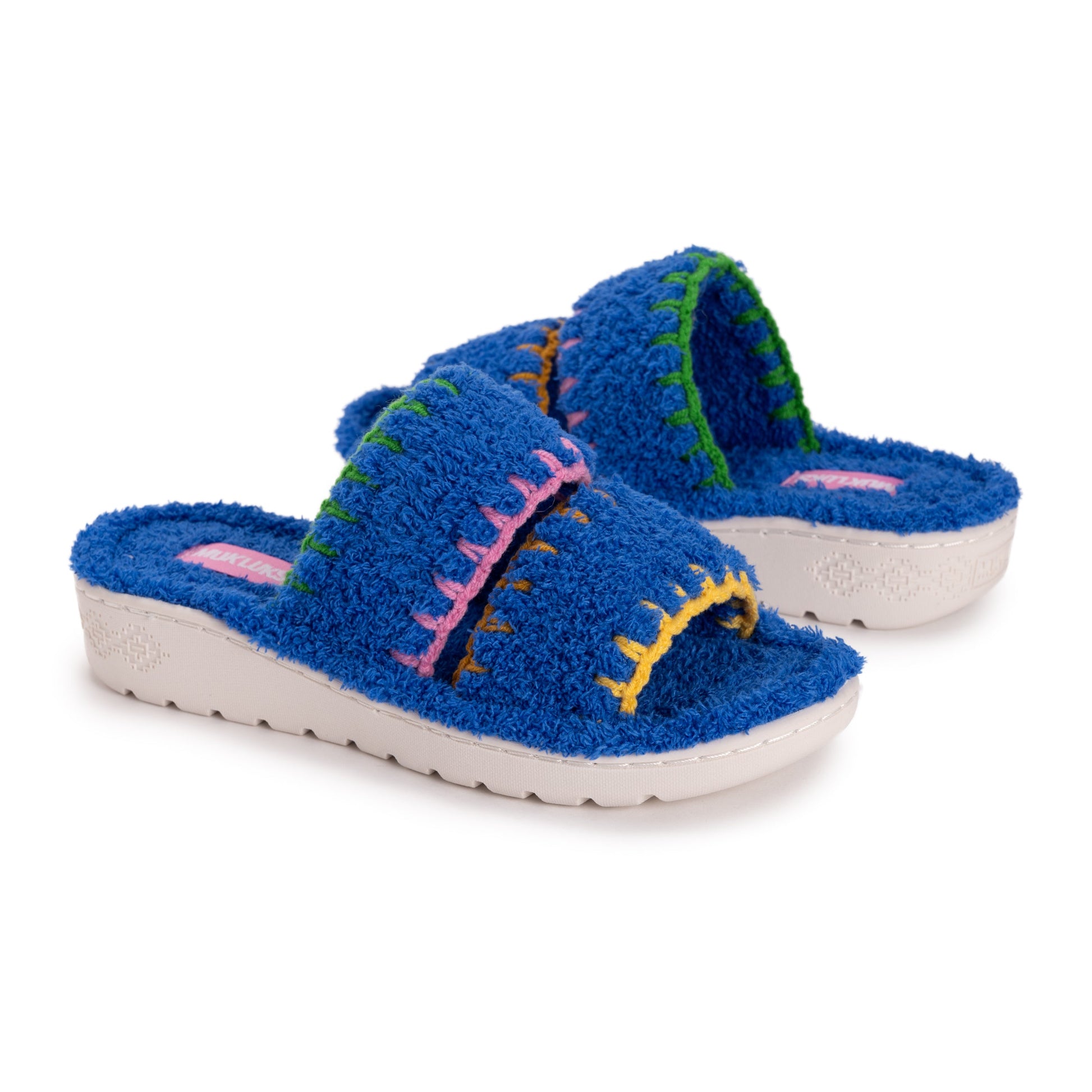 Muk Luks Platform Slipper Pink