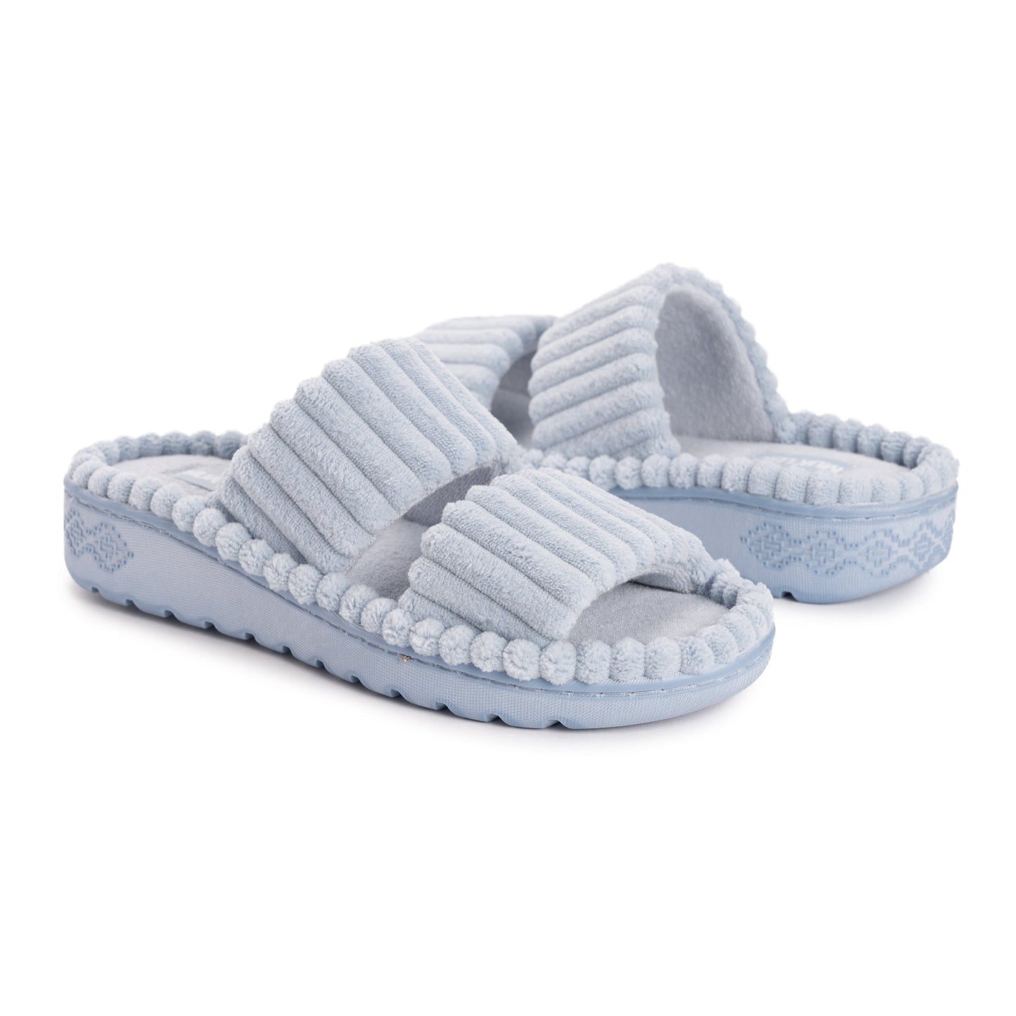 Muk Luks Platform Slipper Pink