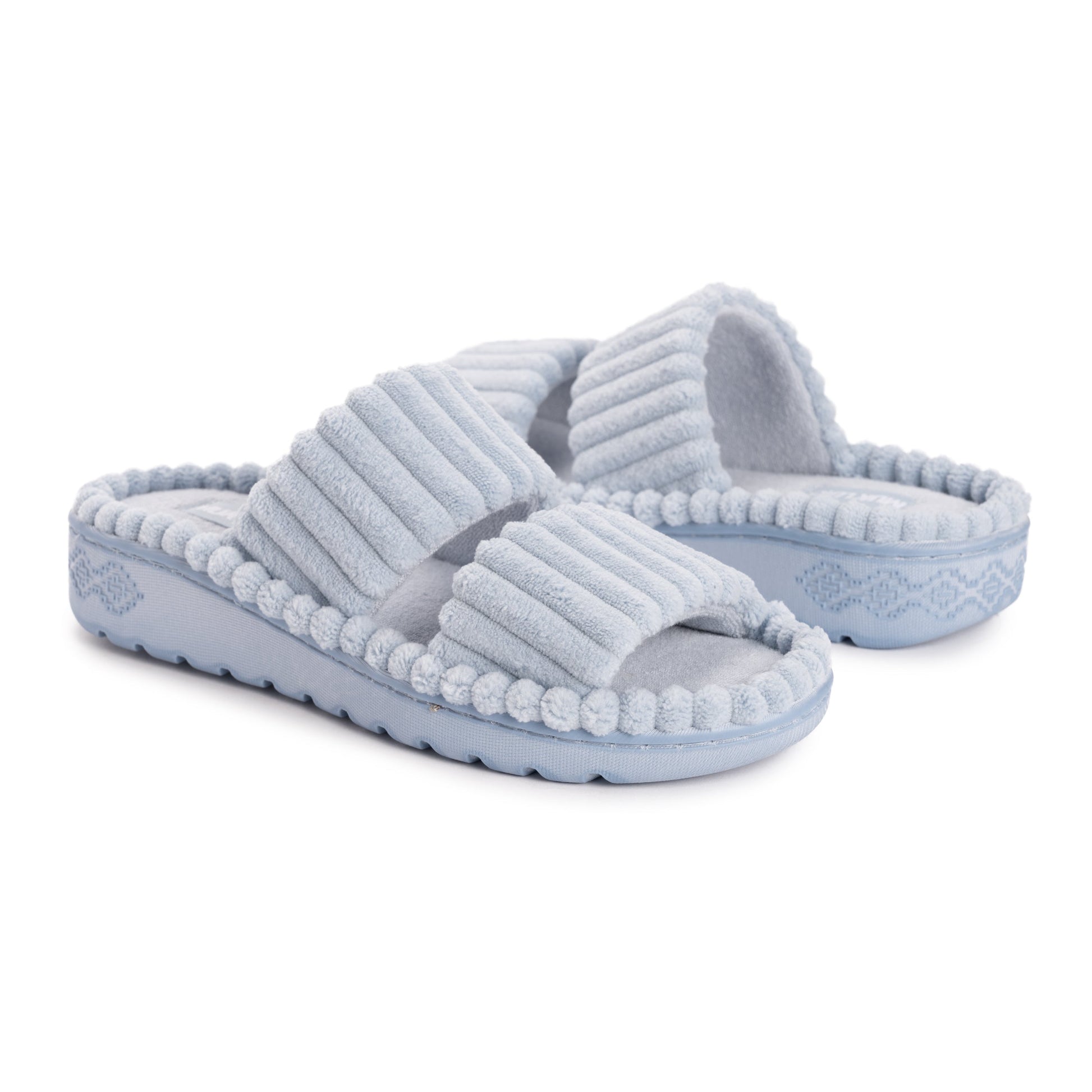 Muk Luks Platform Slipper Pink