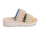 Confetti Cream Stitch Terry
