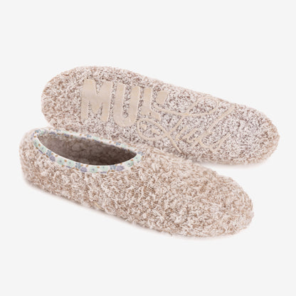 Muk Luks Insulated Ballerina Slippers Grey Snowflake