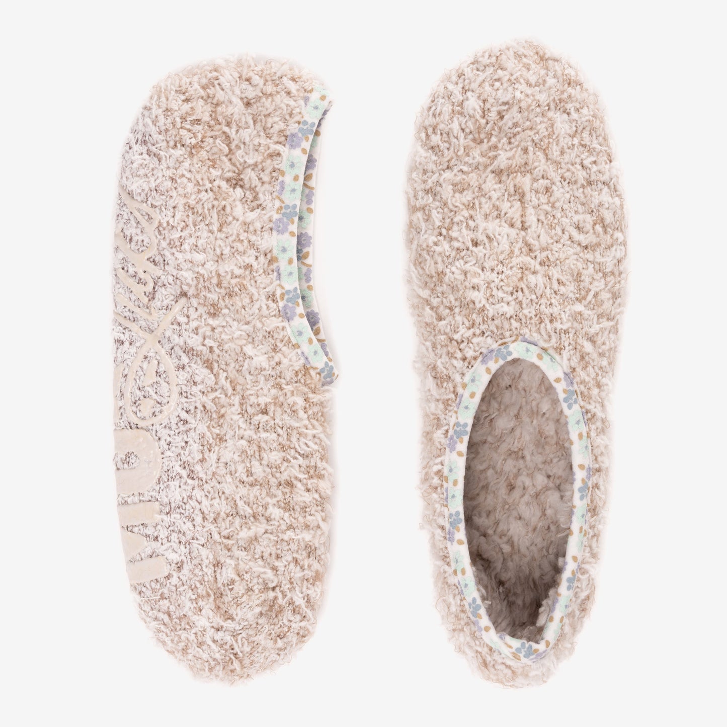 Muk Luks Insulated Ballerina Slippers Grey Snowflake