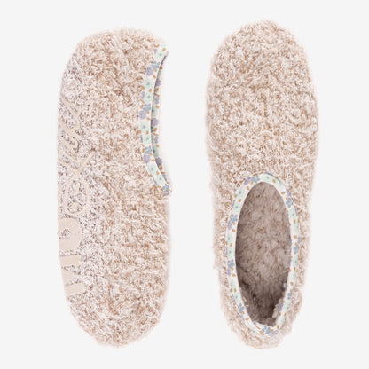Muk Luks Insulated Ballerina Slippers Grey Snowflake