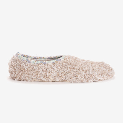 Muk Luks Insulated Ballerina Slippers Grey Snowflake