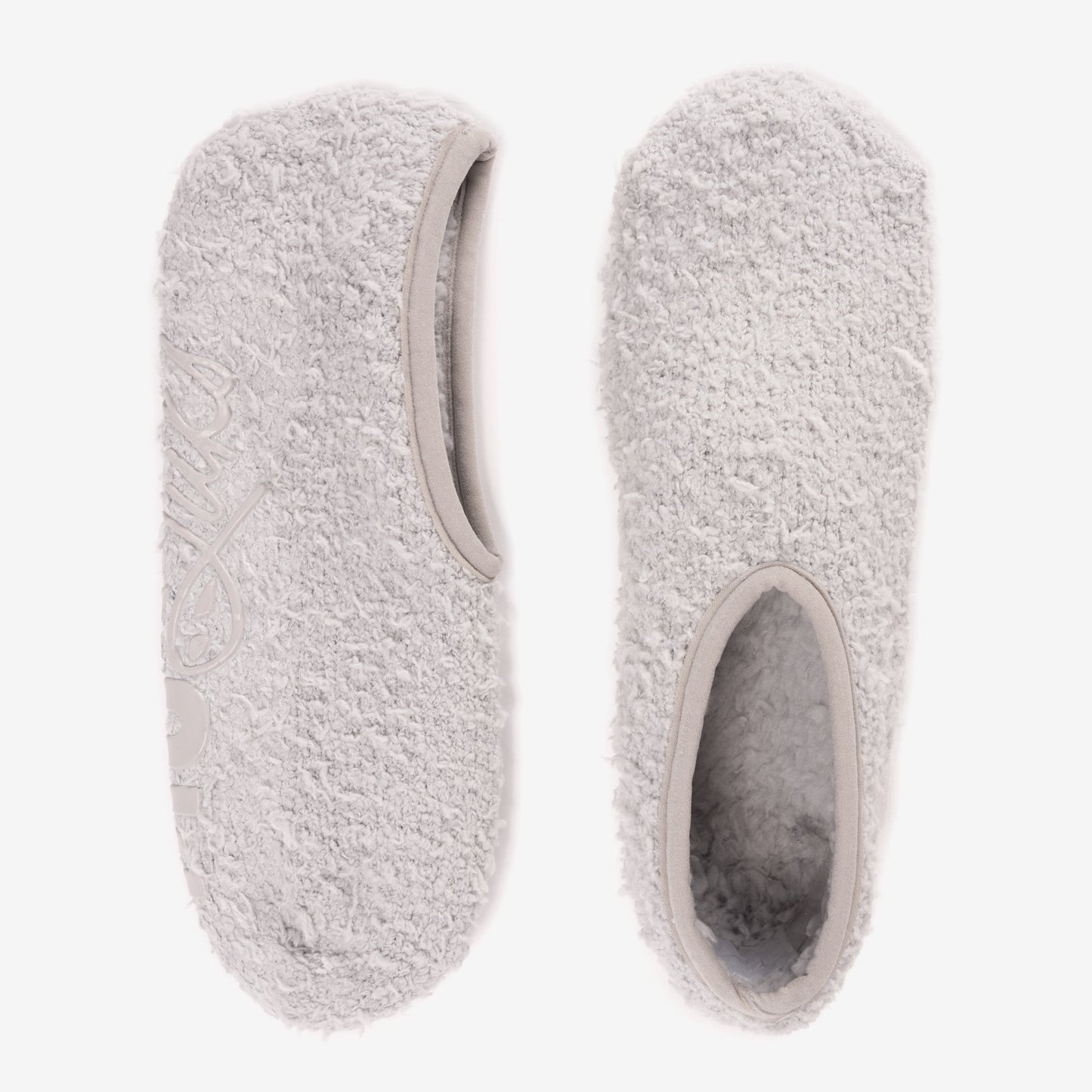 Muk Luks Insulated Ballerina Slippers Grey Snowflake