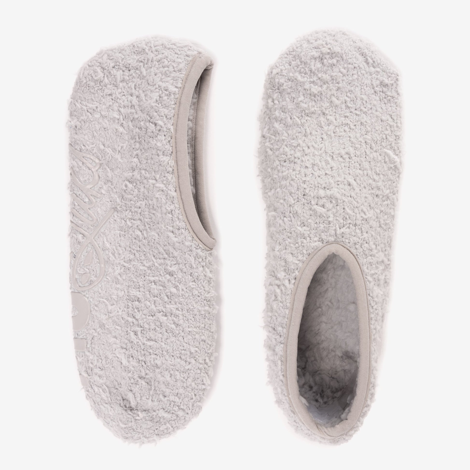 Muk Luks Insulated Ballerina Slippers Grey Snowflake
