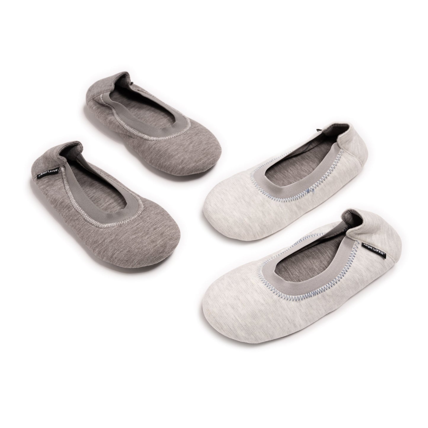 Muk Luks 2 Pack Travel Ballerina Set Black
