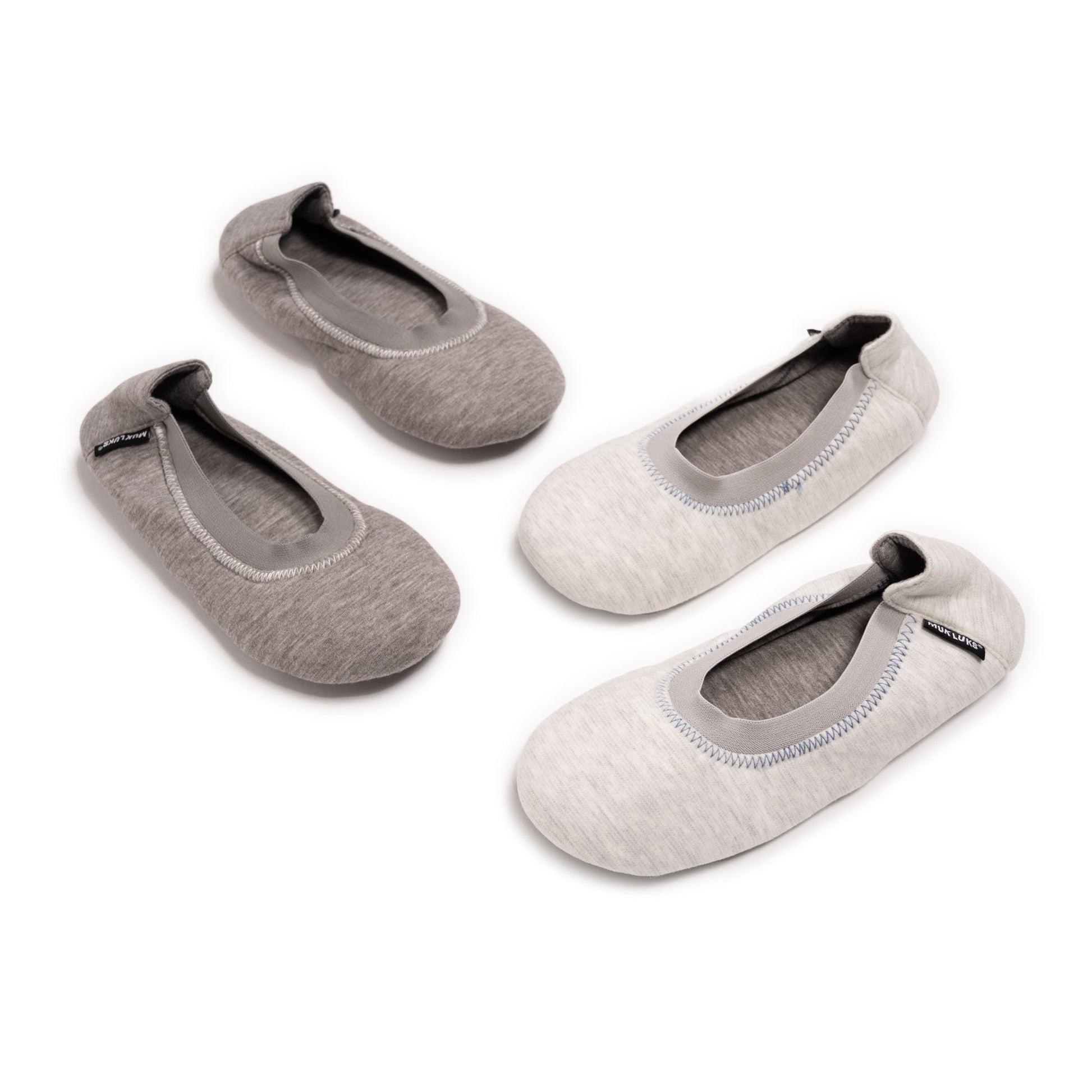 Muk Luks 2 Pack Travel Ballerina Set Black