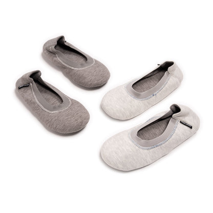 Muk Luks 2 Pack Travel Ballerina Set Black