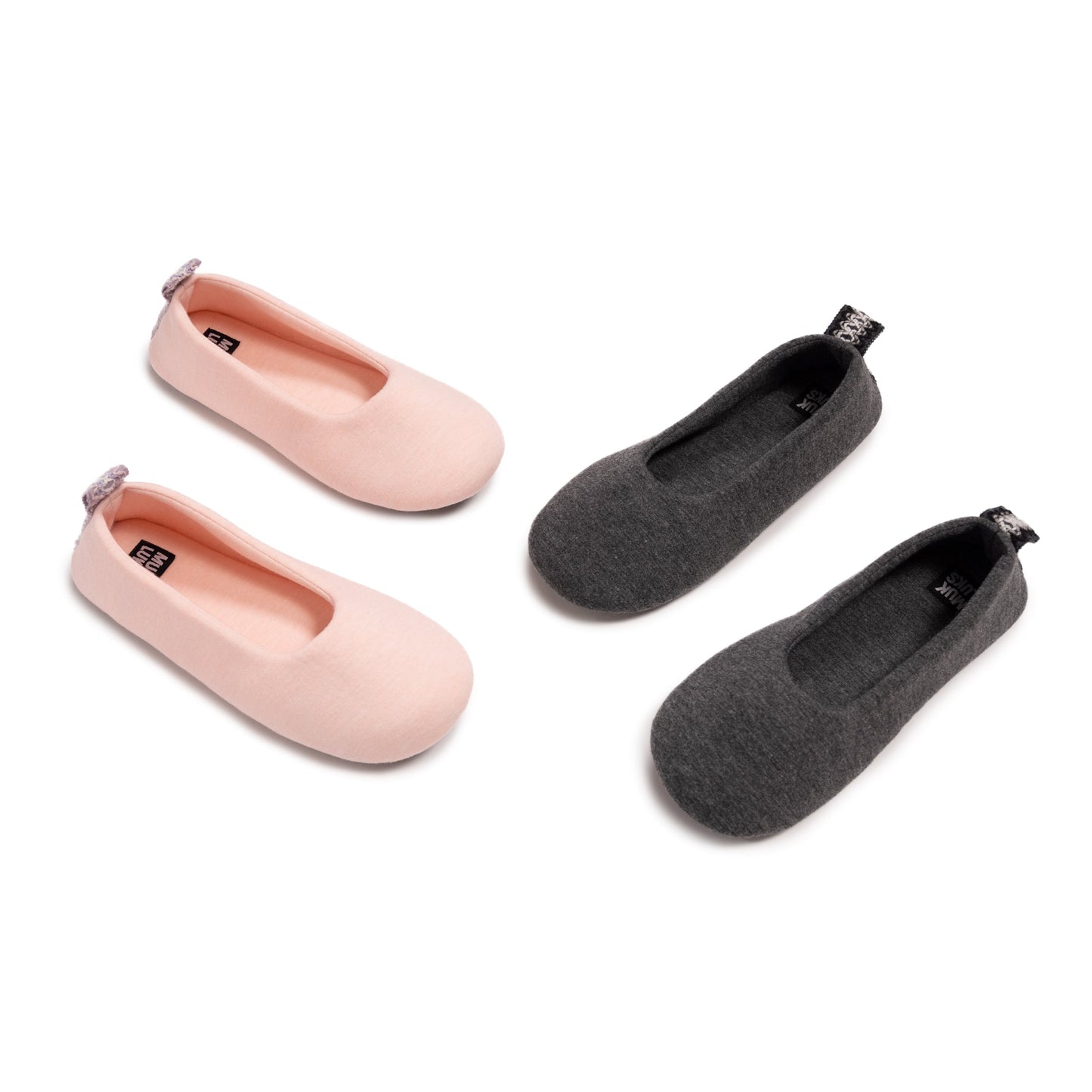 Muk Luks 2 Pack Travel Ballerina Set Black