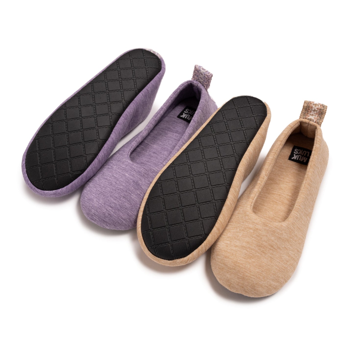 Muk Luks 2 Pack Travel Ballerina Set Black