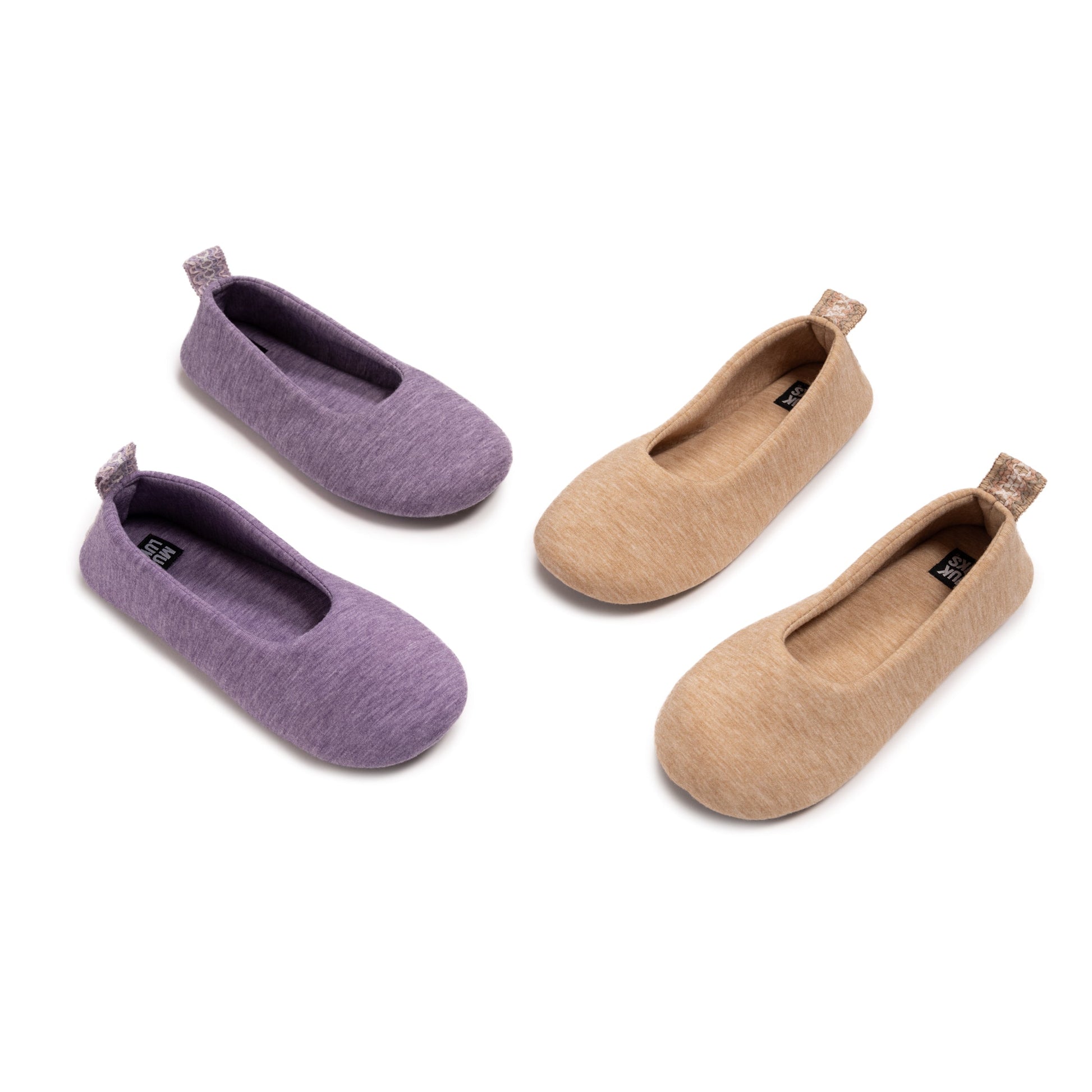 Muk Luks 2 Pack Travel Ballerina Set Black