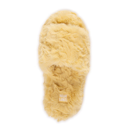 Muk Luks Orla Slide Slipper in Sunny Yellow