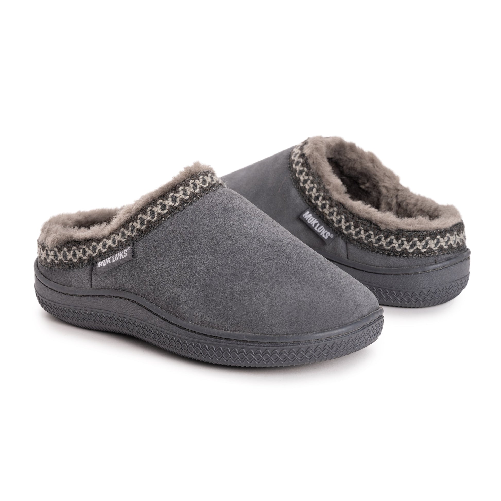 Muk Luks Jordi Clog Suede Slippers