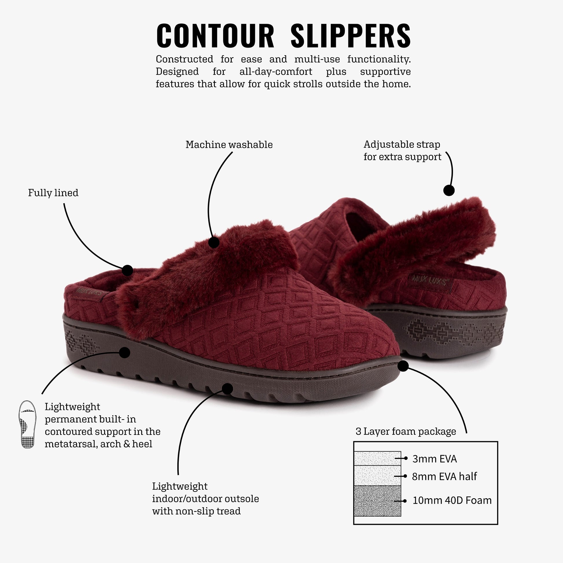 Muk Luks Quianna Lee Clog Slippers