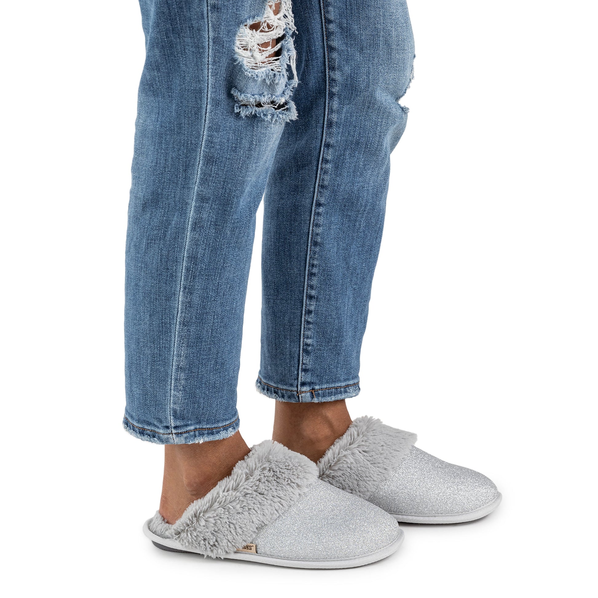 Muk Luks Sparkle Scuff Slippers