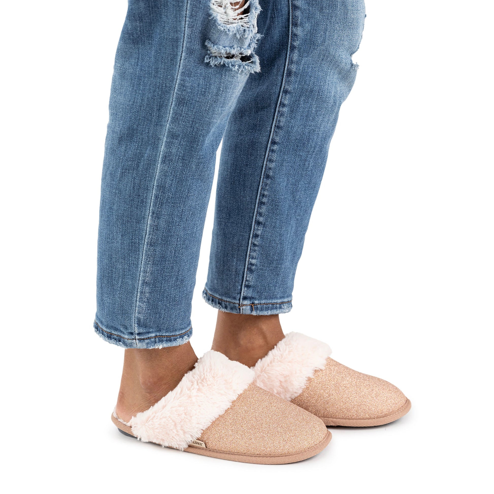 Muk Luks Sparkle Scuff Slippers