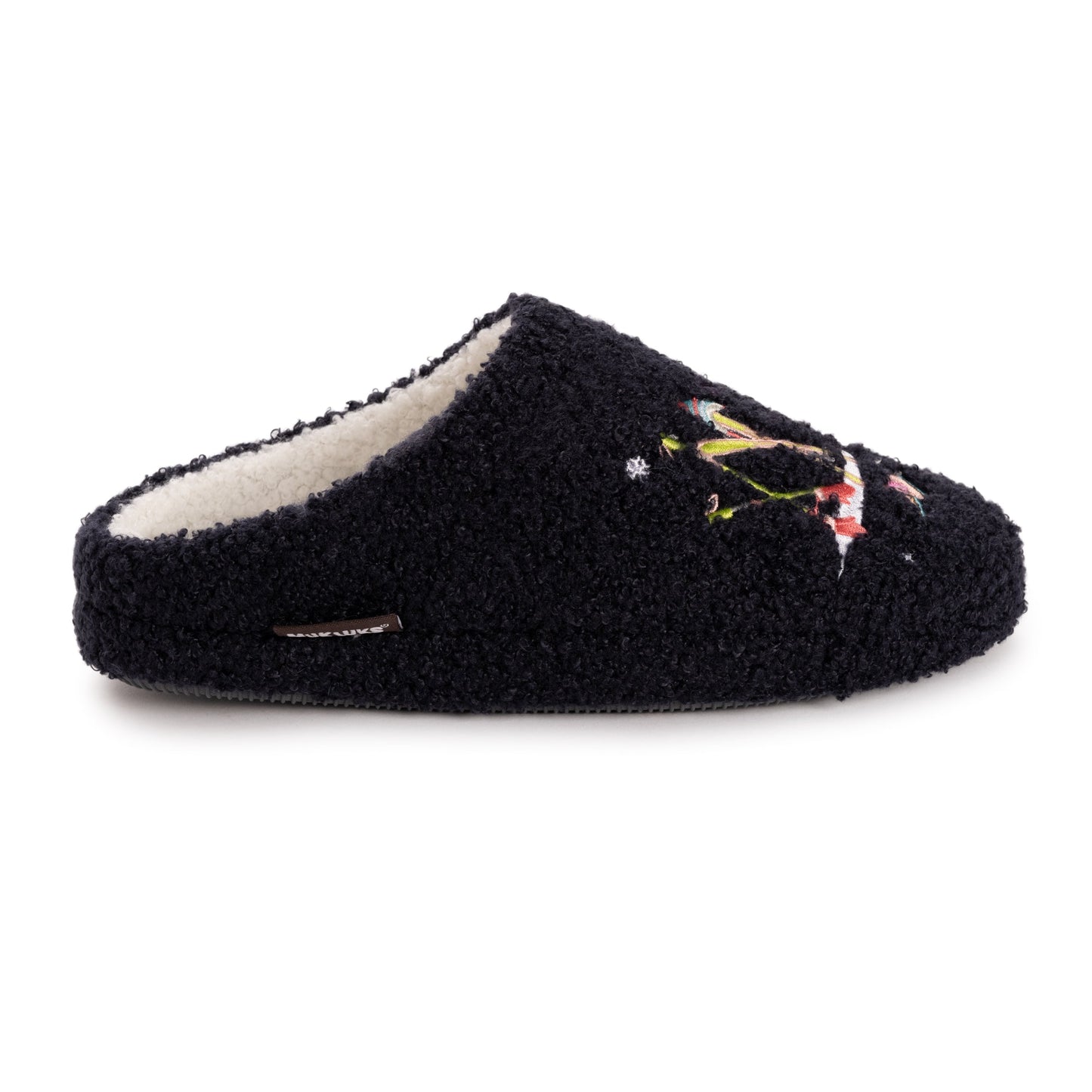 Muk Luks Embroidered Vintage Winter Clog
