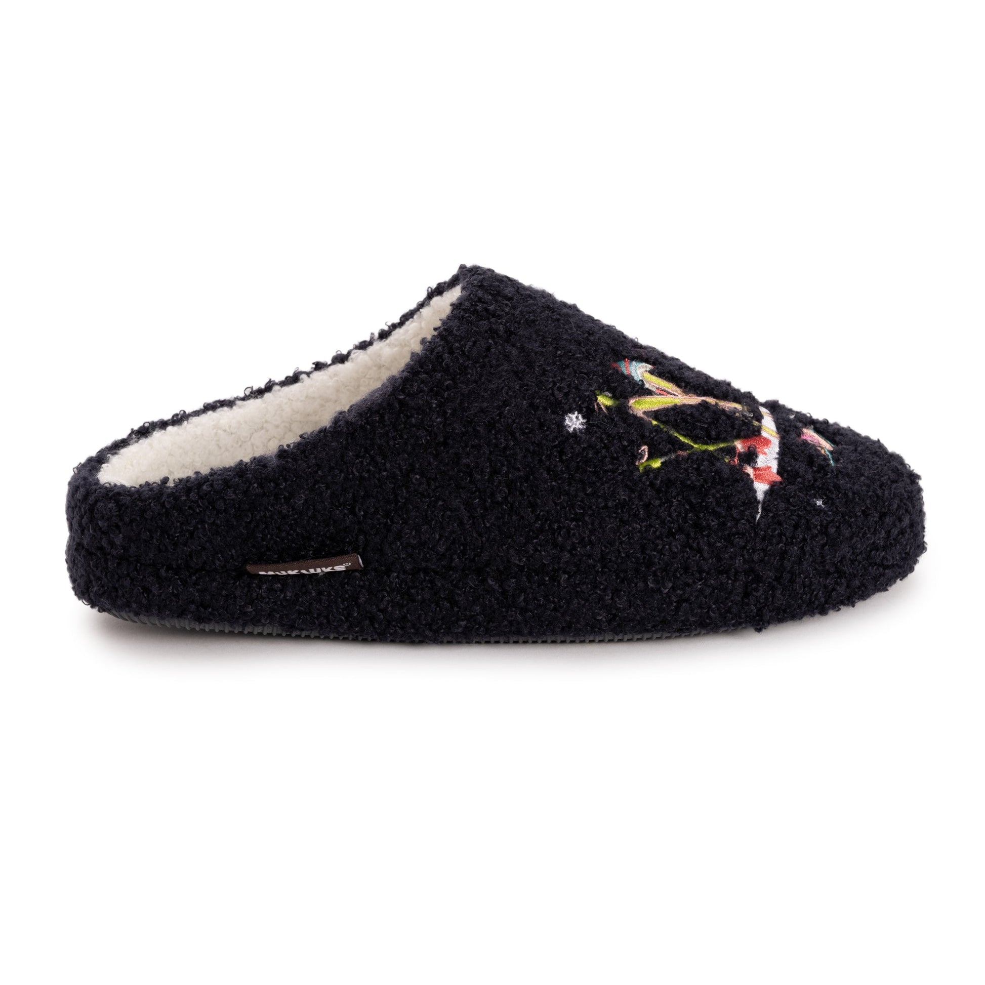 Muk Luks Embroidered Vintage Winter Clog