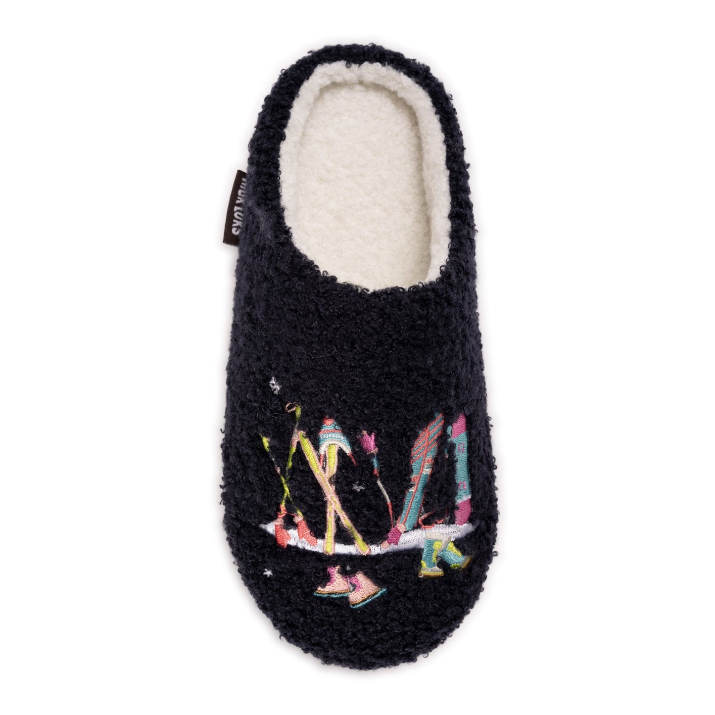 Muk Luks Embroidered Vintage Winter Clog