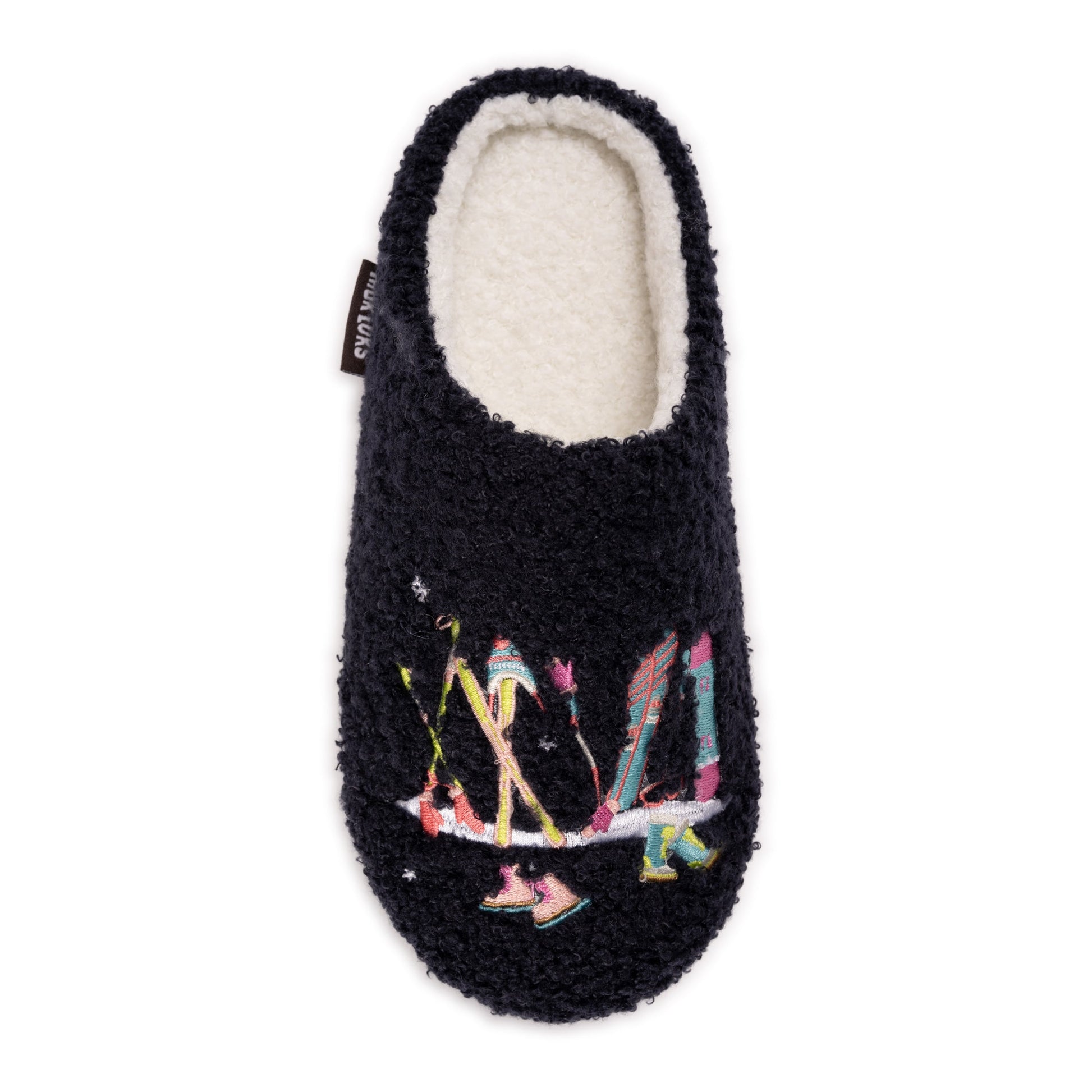 Muk Luks Embroidered Vintage Winter Clog
