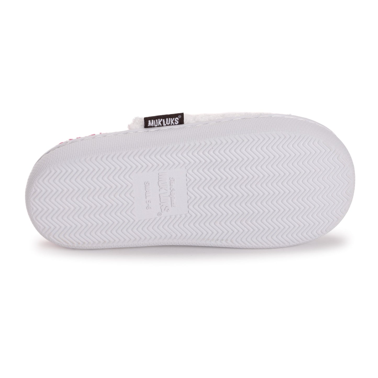 Muk Luks Sherpa Scuff w/Pink Heart