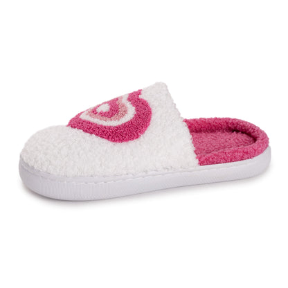 Muk Luks Sherpa Scuff w/Pink Heart