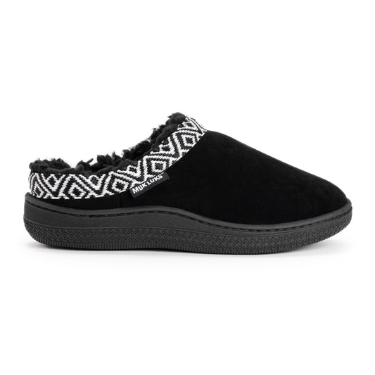 Muk Luks Faux Suede Clog Slipper