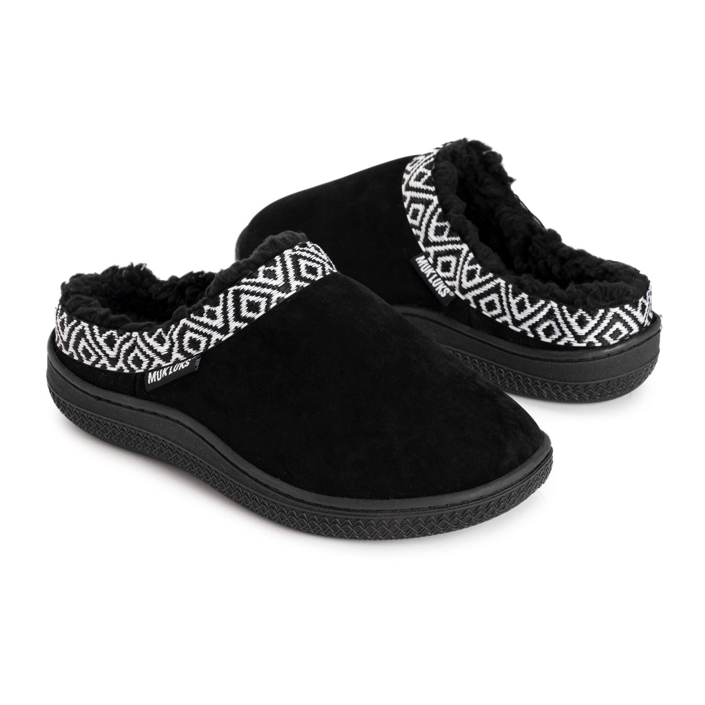 Muk Luks Faux Suede Clog Slipper