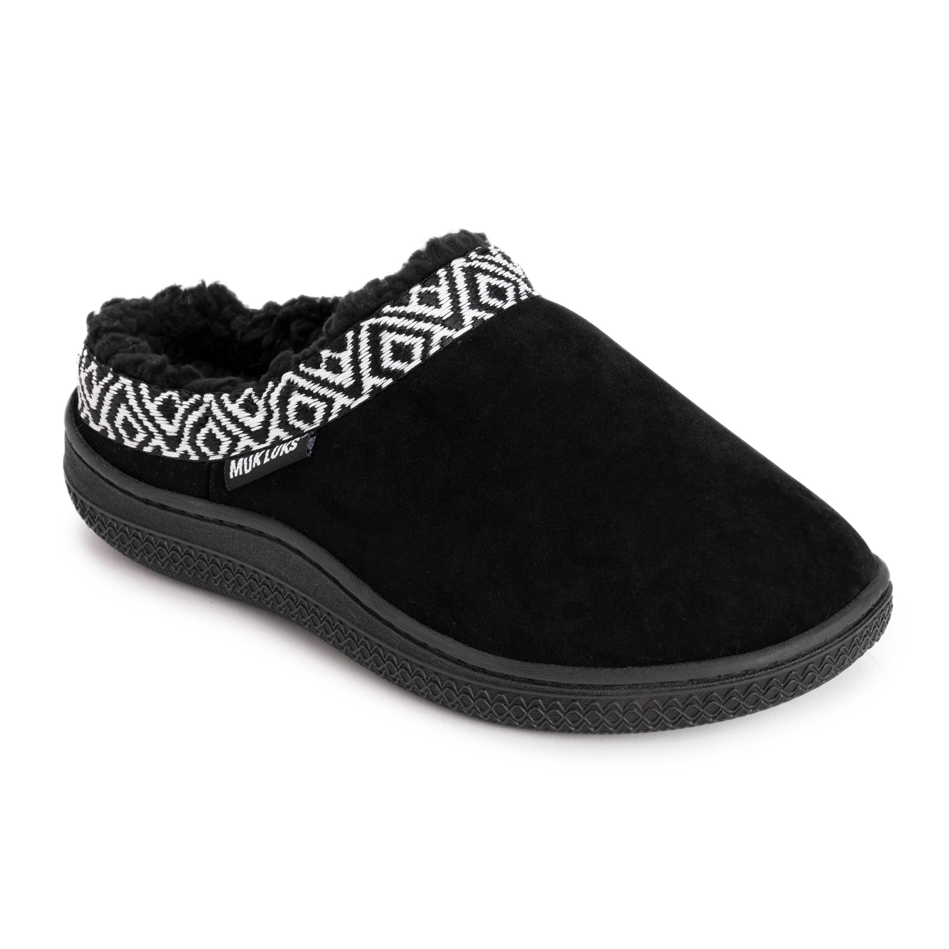 Muk Luks Faux Suede Clog Slipper