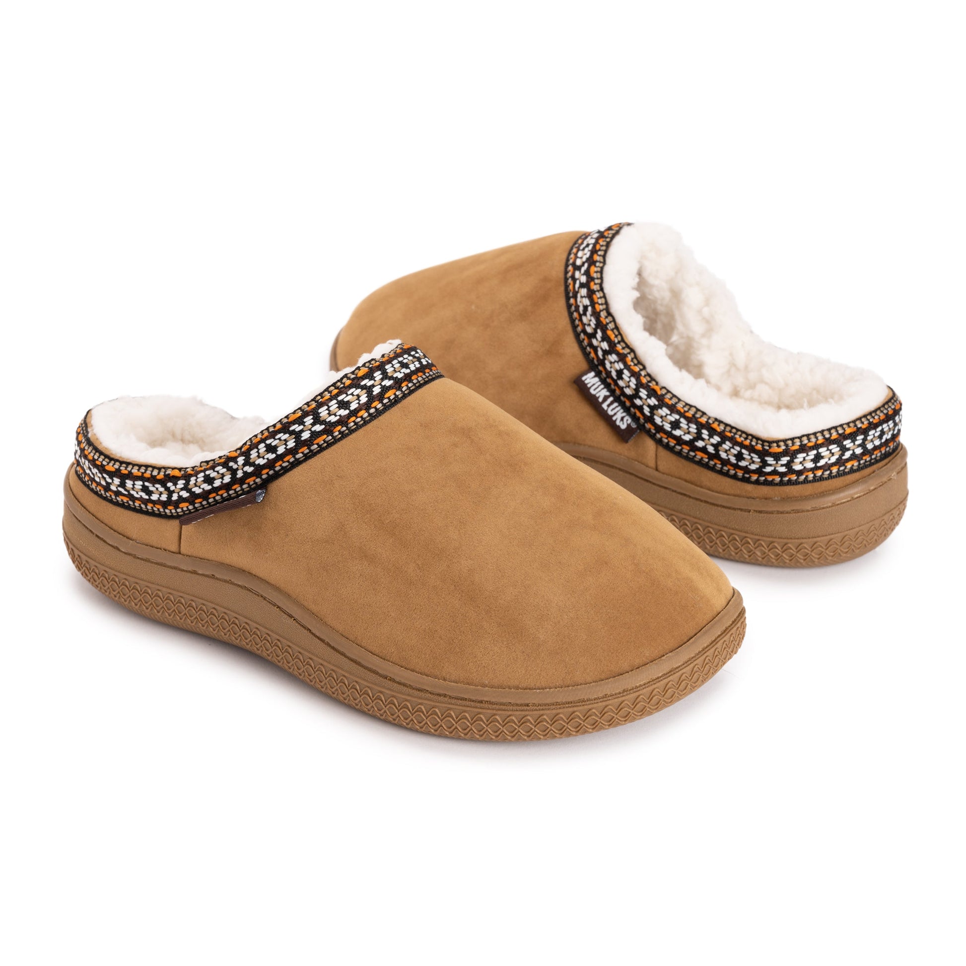 Muk Luks Faux Suede Clog Slipper