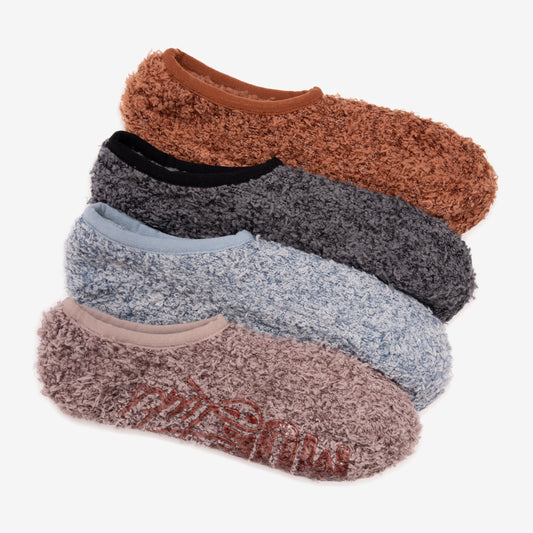 Muk Luks Insulated Ballerina Slippers Grey Snowflake