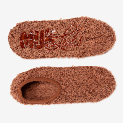 Muk Luks Insulated Ballerina Slippers Grey Snowflake