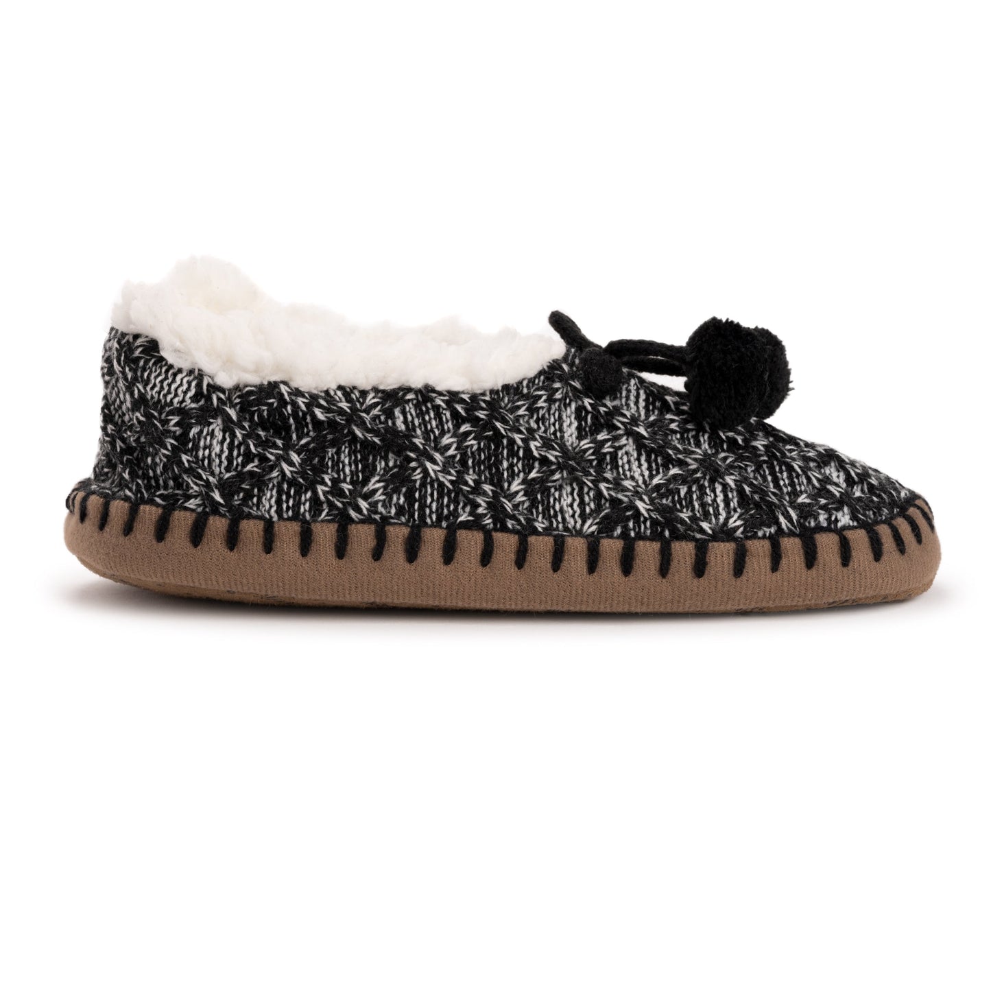 Ebony/Ivory Marl Knit,S/M (5-7)