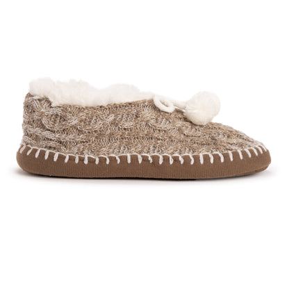 Tan/Ivory Marl Knit,S/M (5-7)