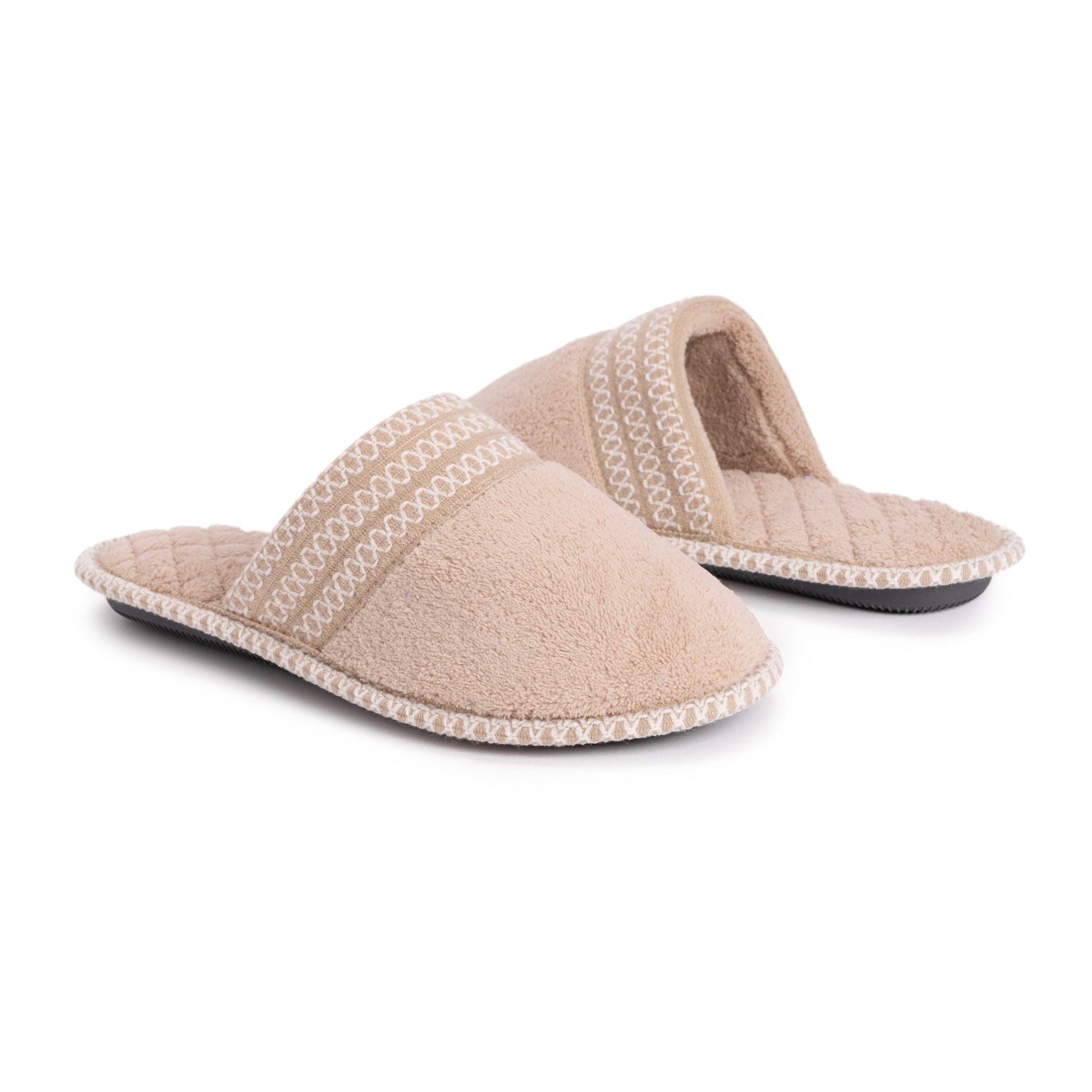 Muk Luks Cathy Micro Chenille Closed Toe Slippers