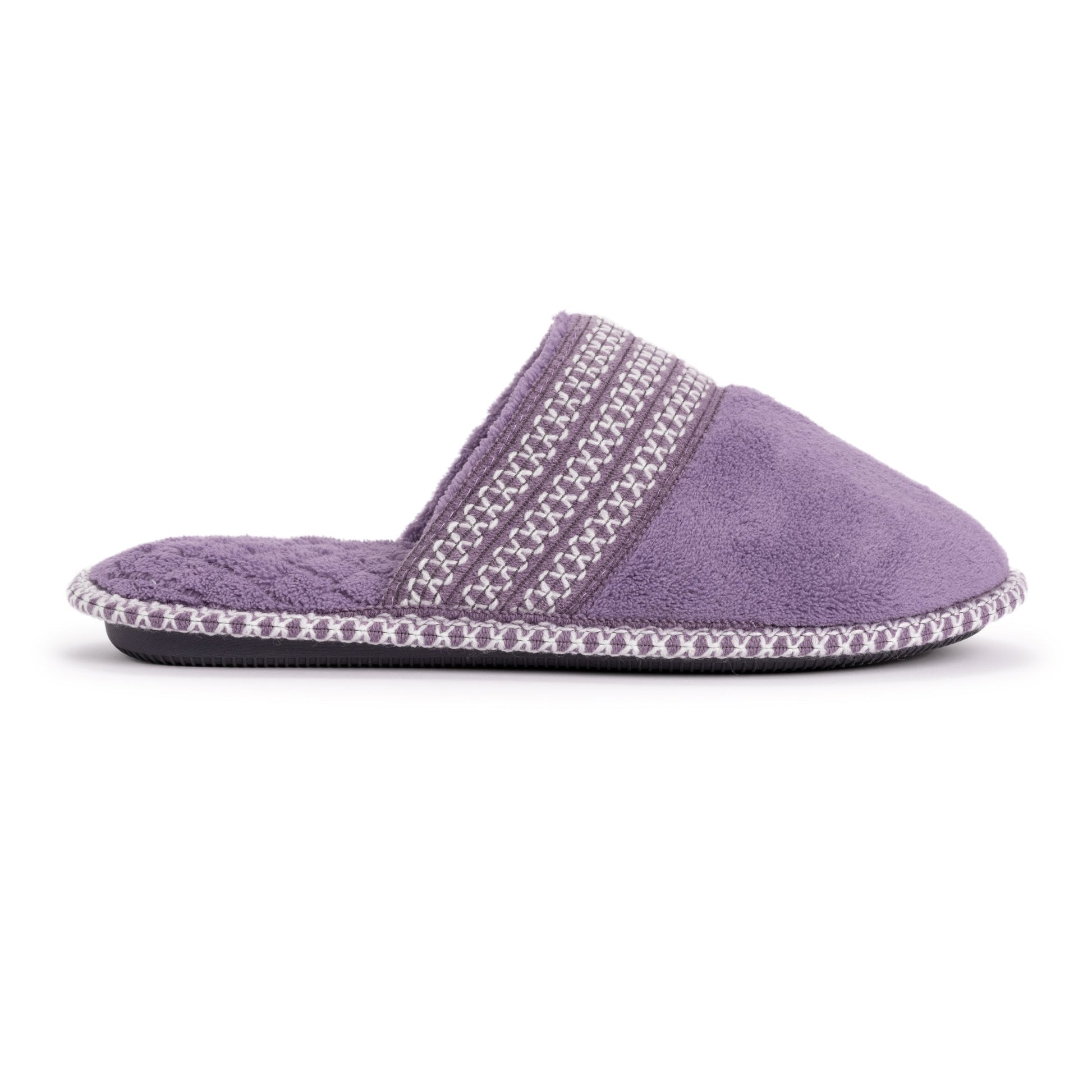 Muk Luks Cathy Micro Chenille Closed Toe Slippers