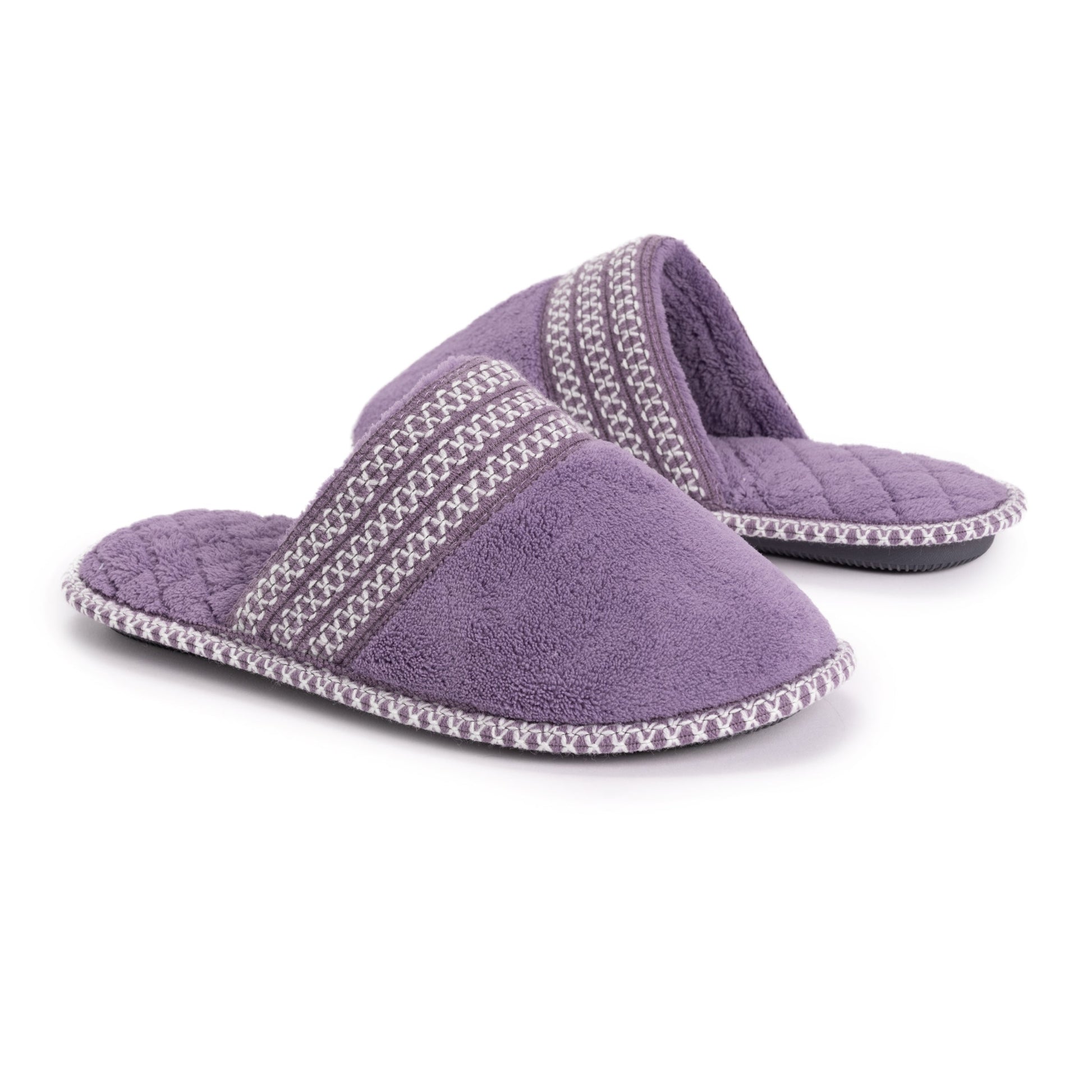 Muk Luks Cathy Micro Chenille Closed Toe Slippers