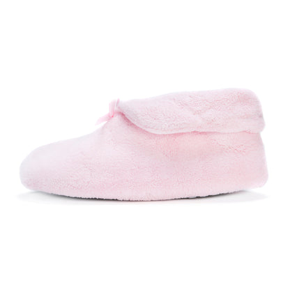 Muk Luks Terry Cuff Slipper booties Black