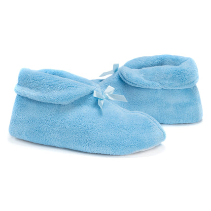 Muk Luks Terry Cuff Slipper booties Black