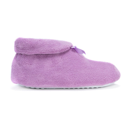 Muk Luks Terry Cuff Slipper booties Black