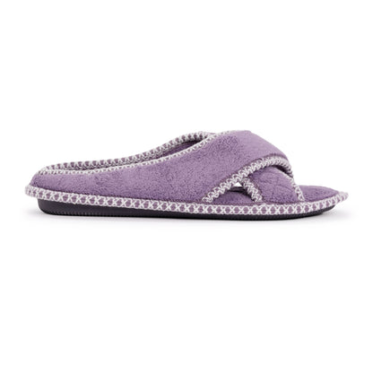 Muk Luks Ada Crossband Slipper