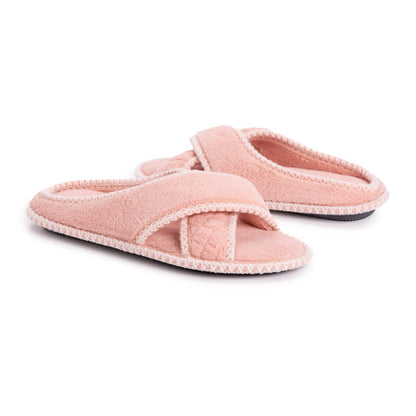 Muk Luks Ada Crossband Slipper
