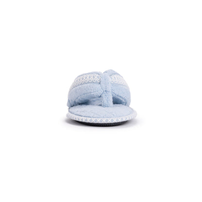 Muk Luks Darlene Micro Chenille Thong Slippers