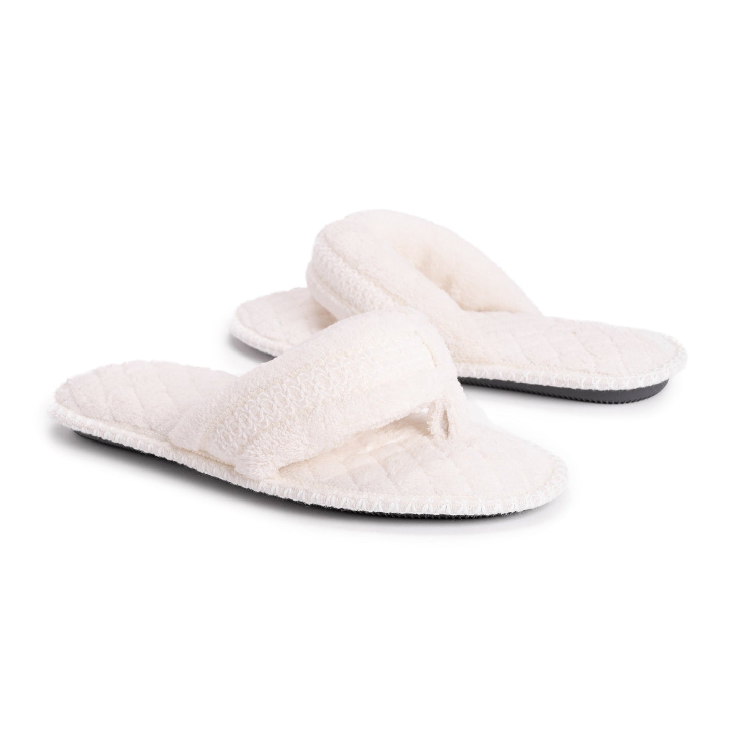 Muk Luks Darlene Micro Chenille Thong Slippers