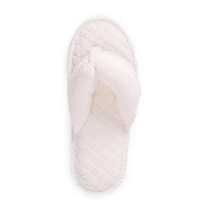 Muk Luks Darlene Micro Chenille Thong Slippers
