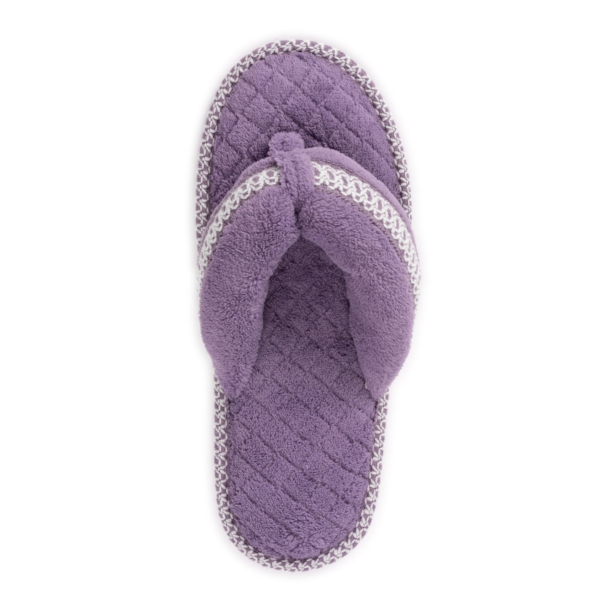 Muk Luks Darlene Micro Chenille Thong Slippers