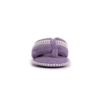 Muk Luks Darlene Micro Chenille Thong Slippers